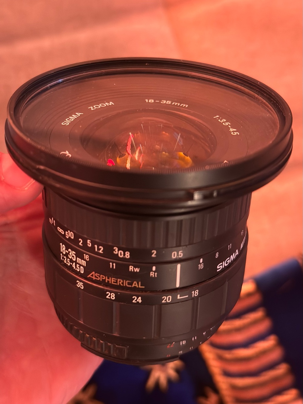 Sigma Beauty 18-35mm Aspherical Camera Lens - Canon Mount (Red Dot EF)